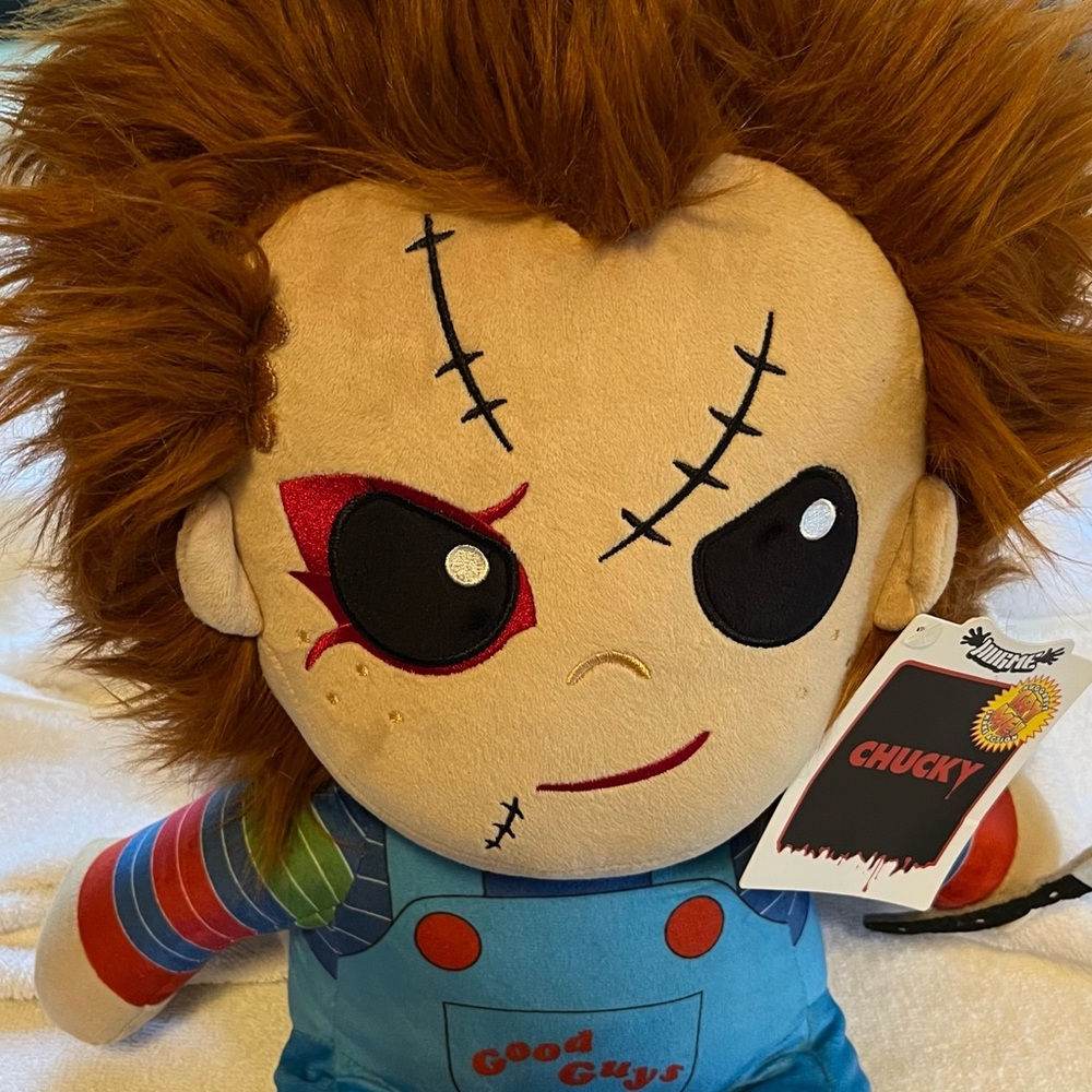 Chucky Plush Doll - Blue, Brown & Red collectible